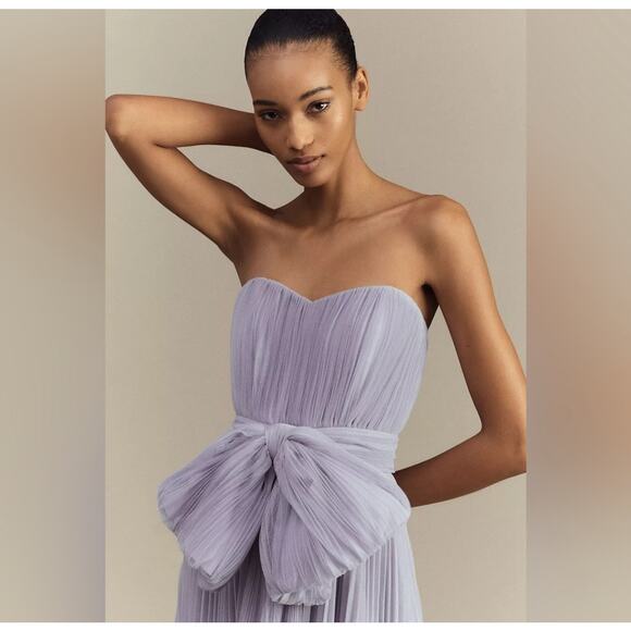 Hutch Cataline Sweetheart Strapless Maxi Dress Anthropologie - Picture 3 of 7